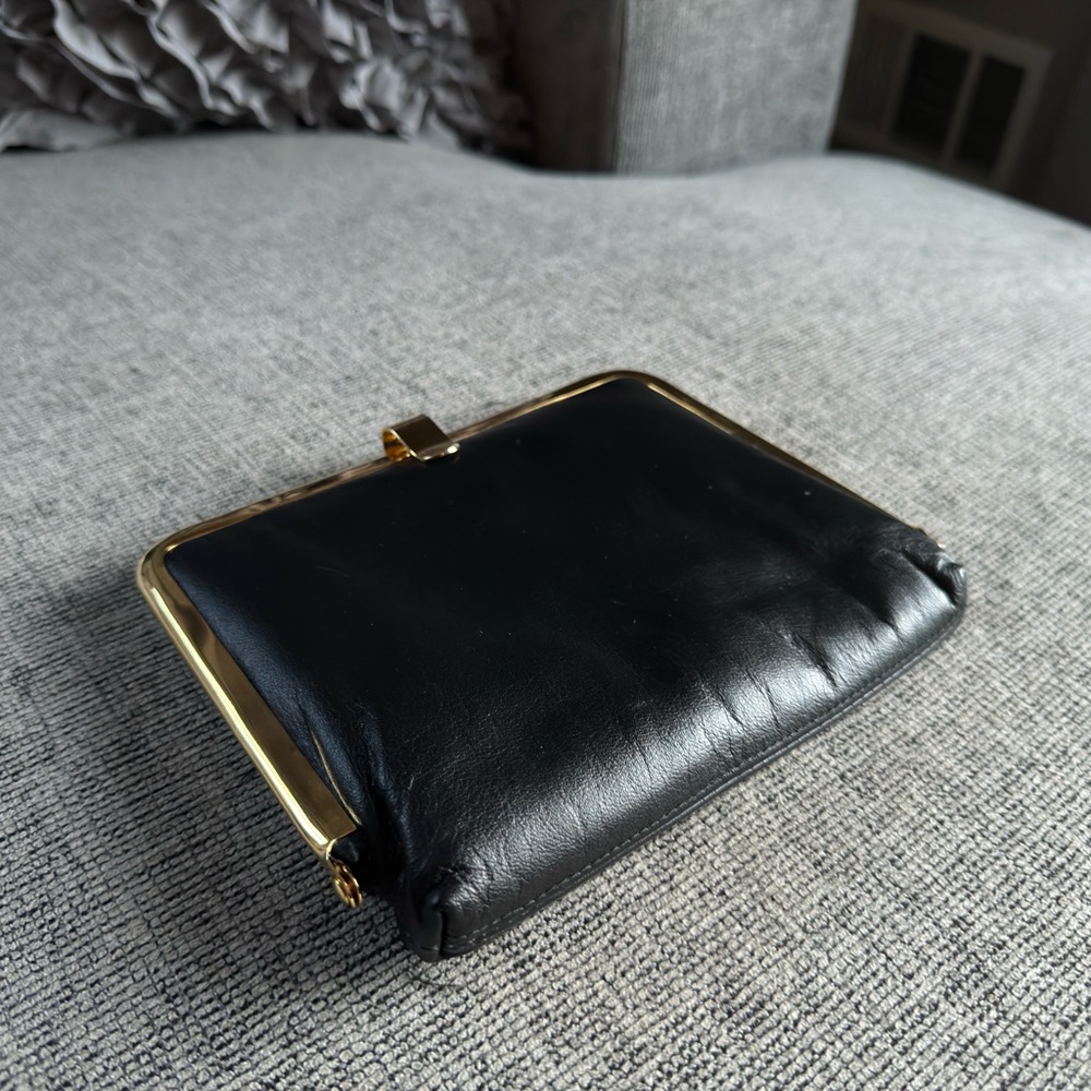 Vintage handbag‎ gold/black